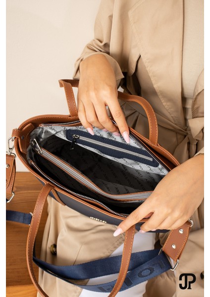 Orijinal Just Polo Collection 3 Bölmeli Lüks Yumuşak Deri Ayarlanabilir Çapraz Askılı Omuz Çantası fırsatları