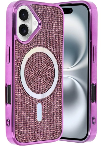 Apple iPhone 16 Helen Magsafe Kapak - Derin MOR-(5796) - I90H47N7-9A59VS fiyatları