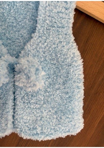 Kore Tarzı Kadife El Örgüsü Bebek Yelek fiyatları