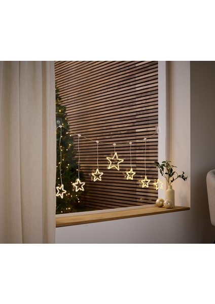 LED Işık Perdesi, Akrilik, 7 Yıldız