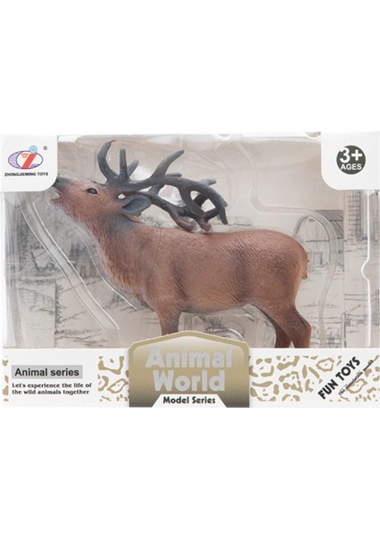 Kutulu Model Figür Hayvan Ren Geyiği