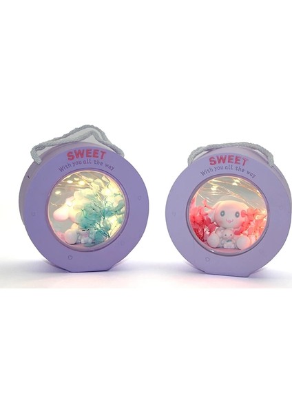 Buğz Polyester Hello Kitty Cinnamoroll Masa Üstü Lamba ALK1619