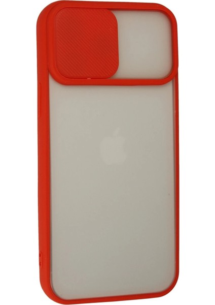 iPhone 13 Pro Max Kılıf Palm Buzlu Kamera Sürgülü Silikon - KIRMIZI-(5796) - I05H23N8-3A86V fiyatları