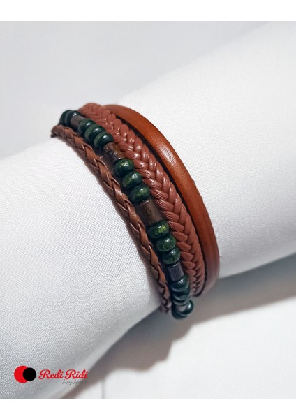 El Yapımı Deri Bileklik MODEL.6244