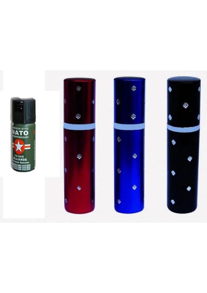 ruj şeklinde cihazı + biber gaz hediyeli modelleri