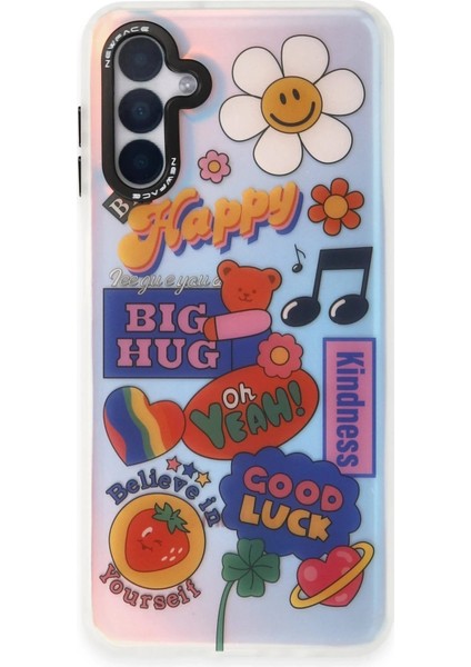 Samsung Galaxy A04S Kılıf Estoril Desenli Kapak - Estoril - 15-(5796) - I45H75N0-8A68VS