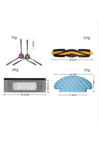 Ecovacs Deebot N10 N10 Plus Robot Süpürge Parçaları Için (Yurt Dışından) fiyatları