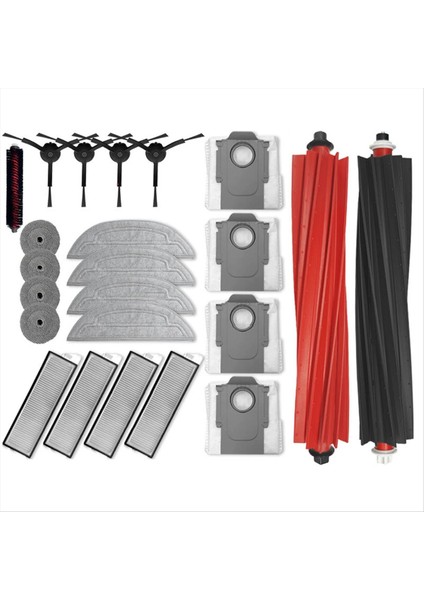 Roborock S8 Max V Ultra G20S Robot Paspas Choth Vakum Torbaları Filtresi (Yurt Dışından)