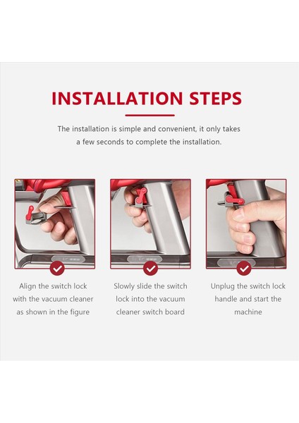 Dyson V6 V7 V8 V10 V11 Elektrikli Süpürge Için Tetik Kilidi, Gri (Yurt Dışından) fırsatları