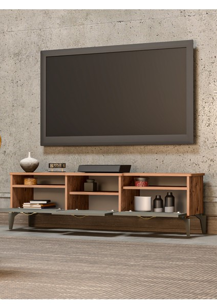 Tv Sehpası Tv Ünitesi 160 cm Atlantik Çam Gold Mistral 5070 indirimleri