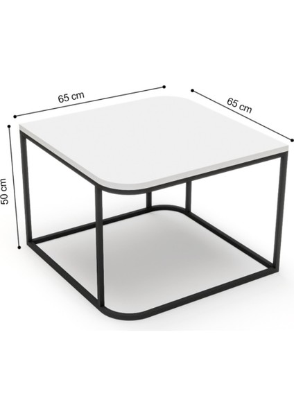 Orta Sehpa ve Zigon Sehpa Damla Gold Beyaz modelleri