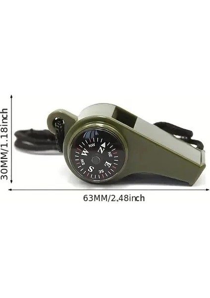 Buğz Pusulalı Termometreli Acil Durum Düdüğü ( 3 In 1) fiyatları