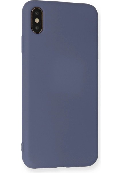 iPhone Xs Max Kılıf Nano Içi Kadife Silikon - Gri (K95) modelleri