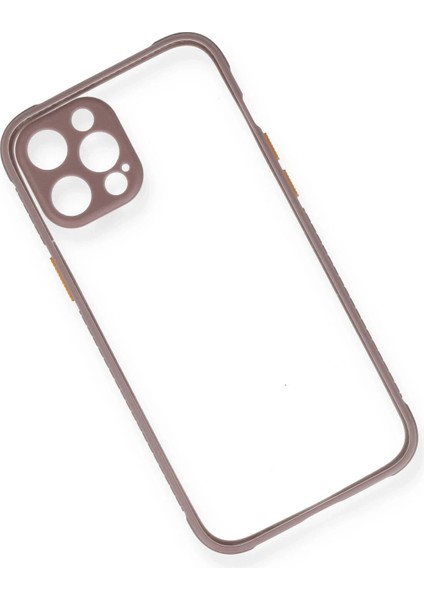 iPhone 12 Pro Max Kılıf Miami Şeffaf Silikon - Açık MOR-(5796) - I04H74N5-7A91VS modelleri