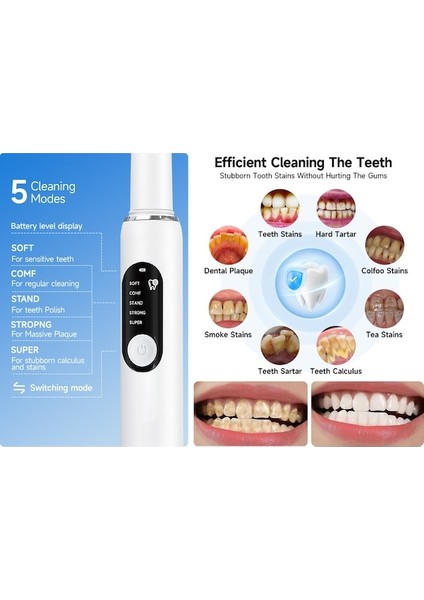 Lıcorıce Yetişkin Taşınabilir Elektrikli Diş Fırçası Seti (Yurt Dışından) modelleri