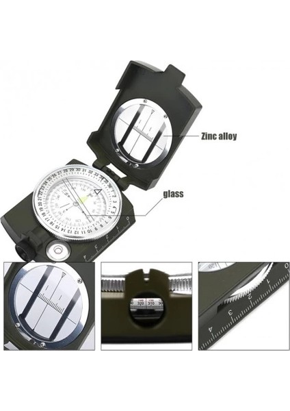 Buğz Çok Fonksiyonlu Profesyonel Askeri Pusula fiyatları