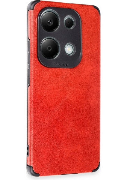 Xiaomi Redmi Note 13 4g Kılıf Loop Deri Silikon - KIRMIZI-(5796) - I68H06N3-7A64VS fiyatları
