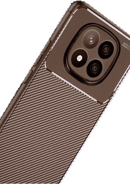 Xiaomi Redmi Note 14 Pro Plus Kılıf Auto Focus Karbon Kapak - KAHVERENGI-(5796) - I79H53N6-9A52VS fırsatları