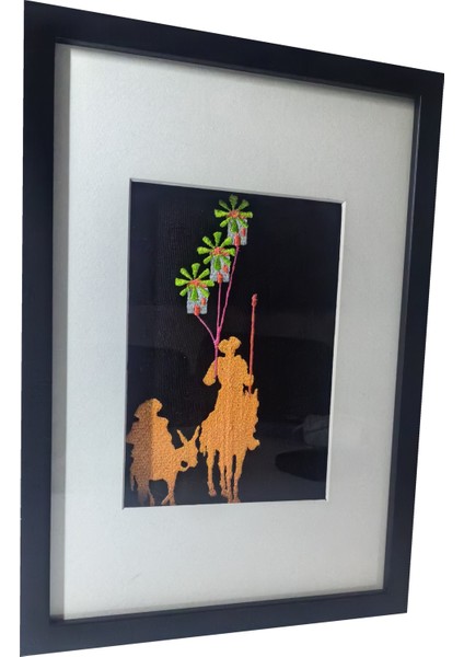 Don Kişot - Uv LED Li Neon Nakış Işlemeli 21X30 cm fiyatları