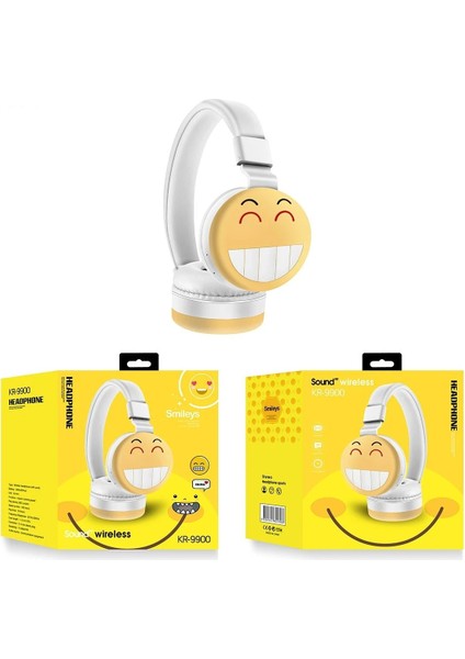 KR9900 Kablosuz Kafaüstü Kulaklık - SARI-(5796) - I02H05N5-4A79VS fiyatları