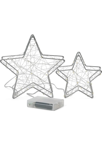 Led’li Dekoratif Yıldız, 2 Adet, Küçük fiyatları