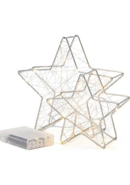 Led’li Dekoratif Yıldız, 2 Adet, Küçük modelleri
