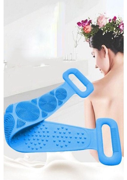 Banyo Sırt Kesesi Çift Taraflı 70 cm Duşta Büyük Kolaylık