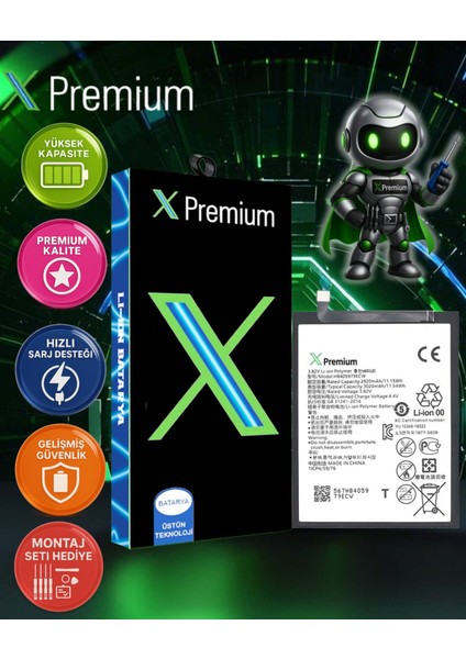 Xpremium Huawei Y5 Lite 2018 Dra-Lx5 Uyumlu Batarya Pil Süper Yüksek Kalite 2920 Mah HB405979ECW
