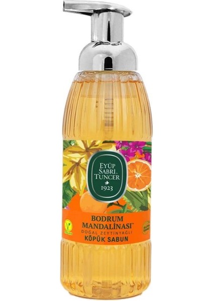 Eyüp Sabri Tuncer Doğal Zeytinyağlı Köpük Sabun 500 ml Bodrum Mandalinası