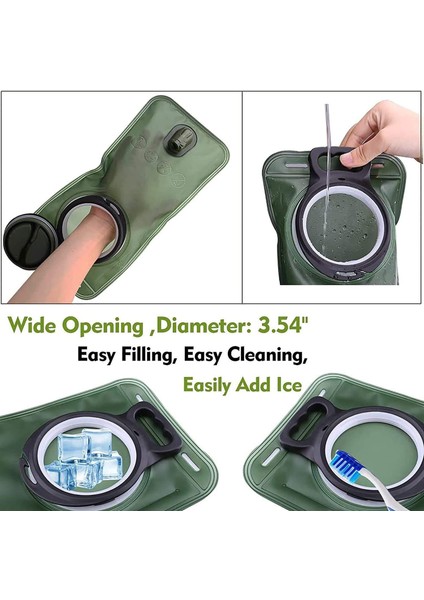 Yeni 2l Spor Bisiklet Su Torbası Koşu Dağcılık Kamp Gıda Sınıfı Eva Su Torbası (Yurt Dışından) modelleri