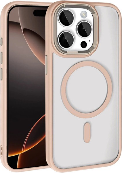 Apple iPhone 15 Pro Max Terea Magsafe Kapak - GOLD-(5796) - I73H78N1-1A36VS
