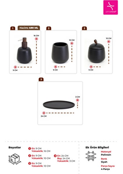 Elita Banyo Seti 4 Parça indirimleri