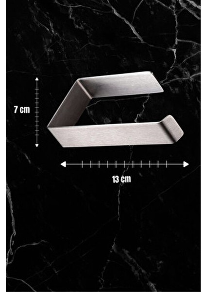 Paslanmaz Tuvalet Kağıdı Askılığı