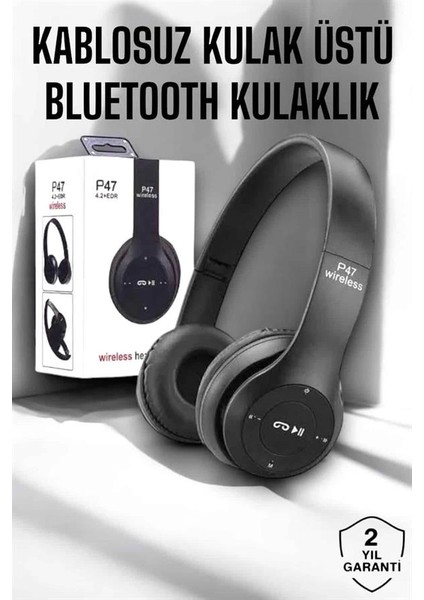 Bfs Kulak Üstü Tf Kart ve Aux Destekli Ergonomik Bluetooth Kulaklık fiyatları