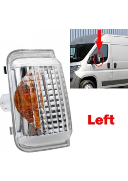 Ducato/boxer/jumper 2006- Ayna Sinyali Beyaz Sol Oem No (71748252)