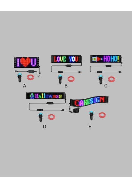 Rgb Kayar Yazılı LED Reklam Ekranı – USB Bağlantılı Esnek Tasarım fiyatları