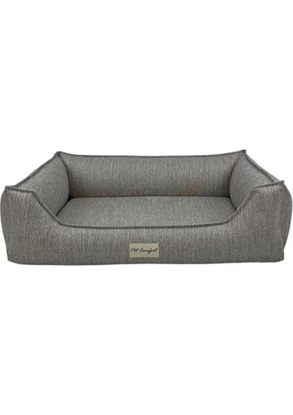 Delta Varius Açık Gri Köpek Yatağı L 70X90CM