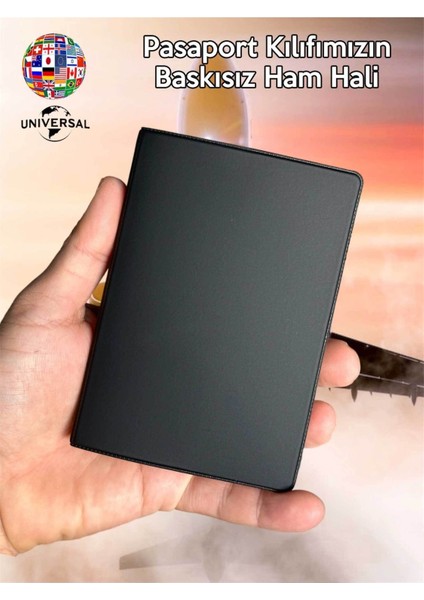 Masum Aşk Desenli Deri Pasaport Kılıfı Kabı Tüm Ülke Pasaportlarına Uygun fırsatları
