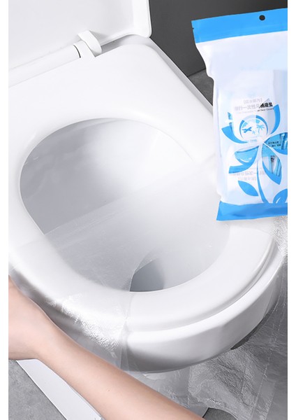 Tek Kullanım Klozet Poşet Seti Hijyenik Tek Kullanım Klozet Kapağı Poşeti 50 Adet fırsatları