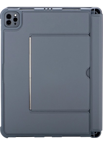 T5510D iPad Pro 13 (2024) Kılıf Palermo Ledli Klavyeli Standlı Tablet Kılıfı - - I07H81N0-7A0 modelleri