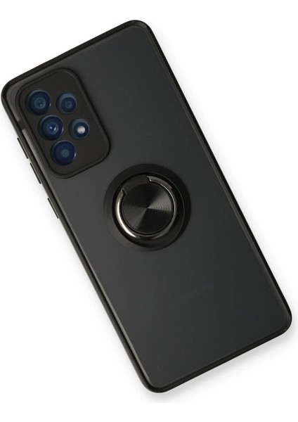 Samsung Galaxy A13 4g Kılıf Montreal Yüzüklü Silikon Kapak - SIYAH-(5796) - I35H83N9-1A71VS fiyatları