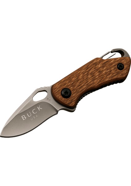 Afrika Sapelli Saplı Isme Özel Yazılı 9CR18MOV Kalite Paslanmaz Çelik Avcı ve Kamp Bıçağı