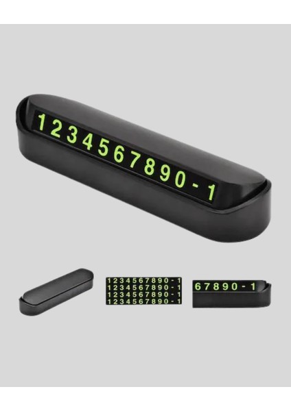 Çevirmeli Araç Içi Park Numaratörü – Alüminyum Gri, Kolay Montaj ve Net Görünüm modelleri