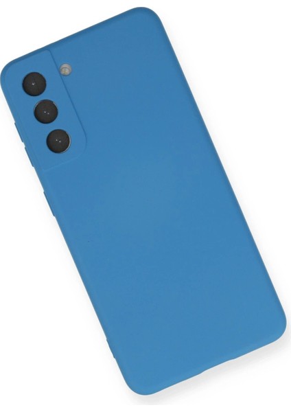Samsung Galaxy S21 Kılıf Nano Içi Kadife Silikon - MAVI-(5796) - I67H09N6-0A86VS modelleri