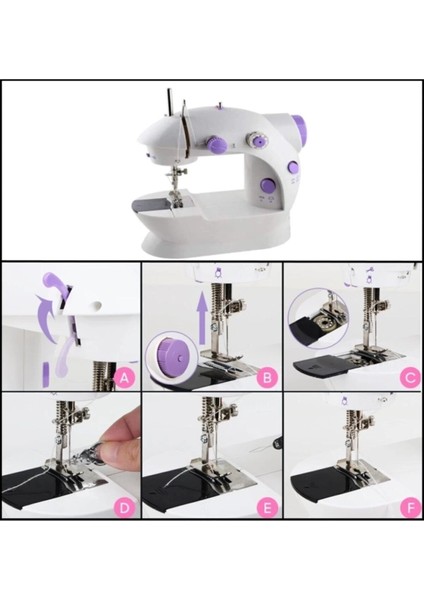 Mini Ev Dikiş Makinesi Pedallı Sewıng Machine