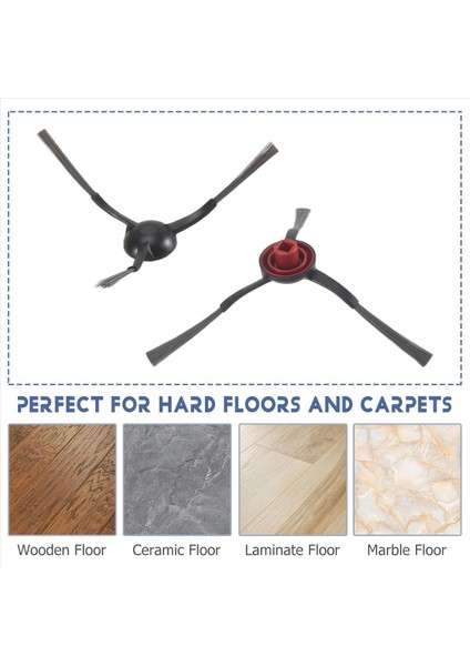 Ecovacs Deebot T8/t9/n8/x1 Omni/x1 TURBO/T10 Omni Için Yan Fırçalar (Yurt Dışından) indirimleri