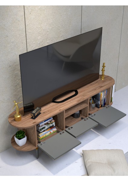 Tv Sehpası Mira 5030 Atlantik Gold 160 cm 35 cm 50 cm indirimleri