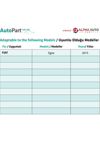 Fiat Egea Için Arka Tampon Reflektörü-Sağ-Sol-Set fiyatları