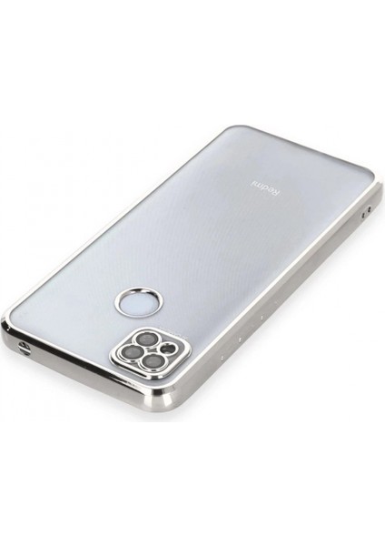 Xiaomi Redmi 9c Kılıf Razer Lensli Silikon - Gümüş (K95) modelleri