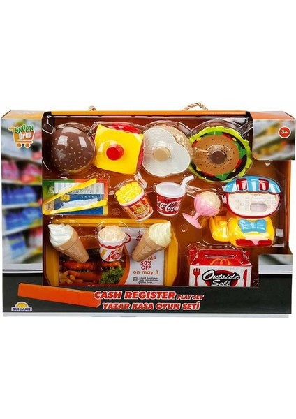 Buğz S00002570 Market Set Hamburger/dondurma/tatlı -Sun modelleri